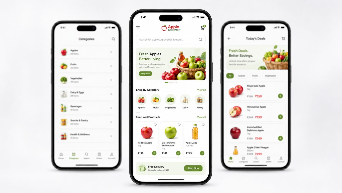 Order tracking screen